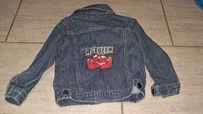 Džínová bundička Blesk Mc Queen v 92 - 2
