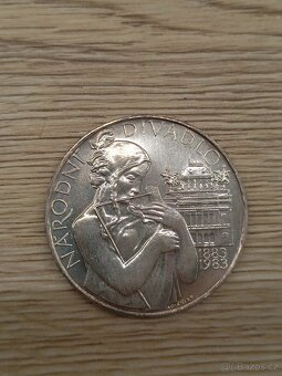 Stříbrná 500 Kčs 1983 Národní divadlo (3) - 2