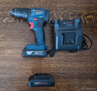 GSB 185-Li Professional, 2x BATERIE, NABÍJEČKA - 2