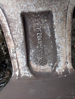 Original vw disky 7jx16H2 ET37 - 2