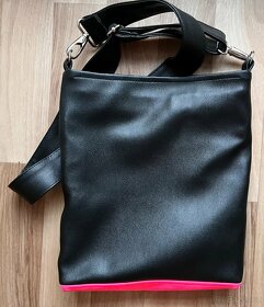 Crossbody kožená taška kabelka přes rameno - 2