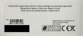 Apple Watch Series 7 Midnight Aluminium Case 45 mm - 2