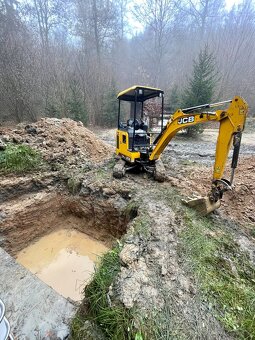 Zemní a výkopové práce s minibagrem Třeboň - České Budějovic - 2