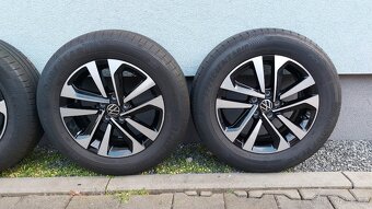 Alu kola 5x100 r15 originál vw Polo letní pneu - 2
