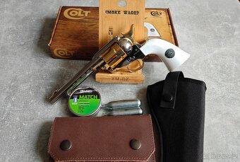 Vzduchový revolver Colt SAA .45 Diabolo Smoke Wagon - 2