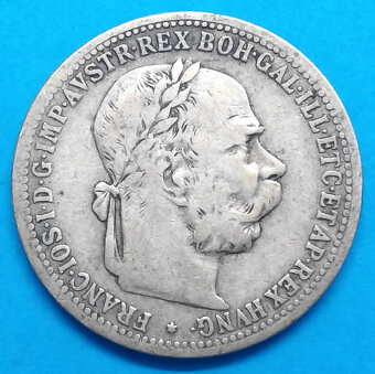 Stříbrná mince r. 1902 František Josef I. (1.) - 2