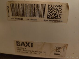 Plynový kotel BAXI Prime 28 - 2