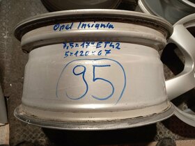 Hliníkové disky RIAL / Opel Insignia 17" - 2