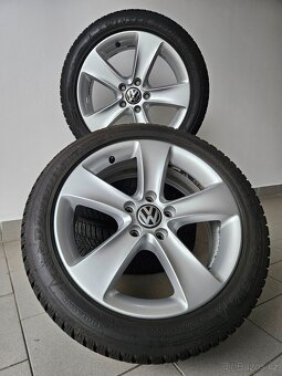 Orig. VW ST. Moritz 5x112 Zimní 205/50/17 - Top - 2