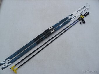 běžky FISCHER XC Fibre Crown 199 cm + vazani Rottefella NNN - 2