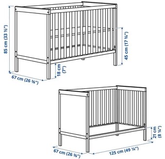 Dětská postýlka 0 - 3 roky, nebo dle potřeby - 2