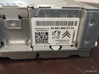 Displej rádia Citroen, Peugeot - 2