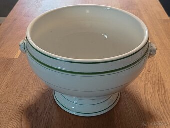 STAROŽITNÁ SECESNÍ PORCELÁNOVÁ MÍSA PIGOIS & JACQUET FRANCIE - 2