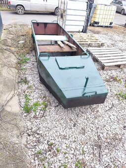 Kovová Rybářská pramice Praha - 2