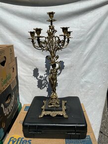 Mosazný svícen - 2