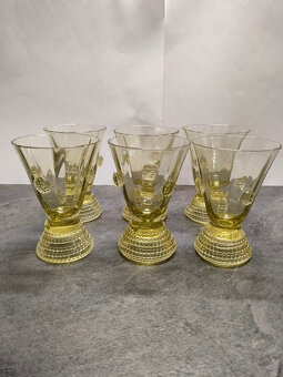 Zelené lesní sklo 6 ks - 2