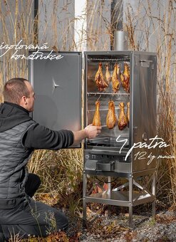 Elektrická udírna 80 l včetně příslušenství - 2