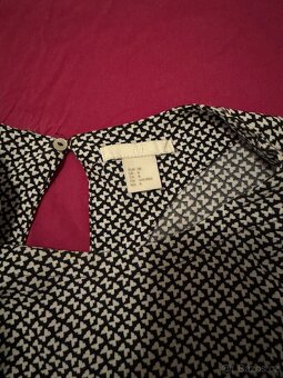 Minišaty s černobílým vzorem, H&M, vel. 38 - 2