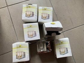 Nástěnné světlo GLOBO clear G9 230v 40W 6ks lampa svítidlo - 2