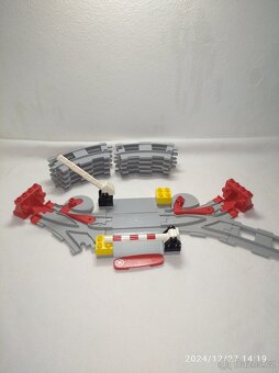 Lego duplo 10882 vláčky rozšíření, koleje světlé - 2
