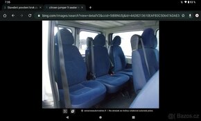 Sedačky pro minibusy. - 2