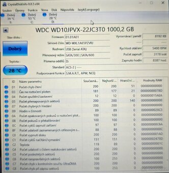 Pevný disk WD 1TB pro notebook - 2