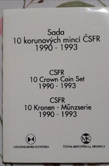 2x sada ČSFR mincí - 2