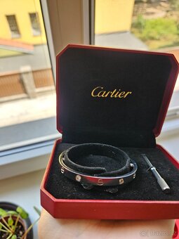Cartier Love bracelet náramek stříbrný - 2
