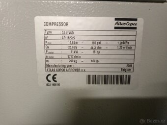 Atlas Copco, šroubový kompresor - 2
