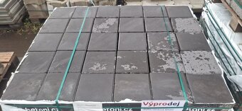 Výprodej - dlažba zámková BASIC Kostka 6 cm antracit - 2