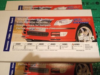 Lišty předního nárazníku, Octavia II. RS Lim.Combi 2005 -200 - 2