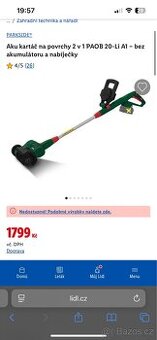 AKU kartáč na povrchy - bez nabíječky NOVÝ - 2