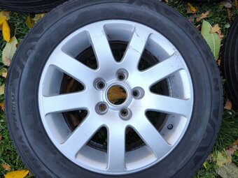 PRODÁM 4× ALU disky s letními pneu 195/65 R15 91V – NEXEN - 2