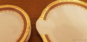 Porcelán motiv červenozlatý lem Constance THUN - 2