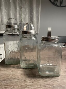 3 zajímavé skleněné dóza - 2