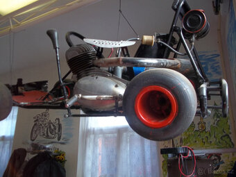 motokára čz 125 ccm dobová - 2