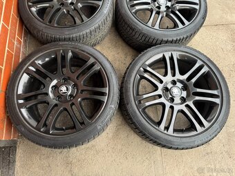 Alu 18" 5x112 škoda THEMISTO BLACK SUP2 zimní 88% , TOP - 2