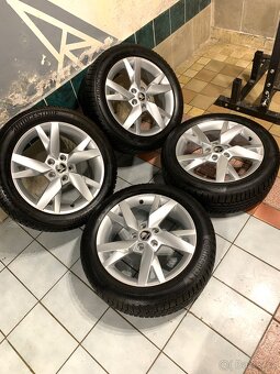 Alu kola Škoda R17 5X112 ZIMNÍ PNEU 205/55 R17 LYRA - 2
