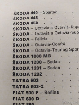 SCHEMATA ELEKTRICKÉHO. ZAP. OS. AUT. I., 1968 - 2