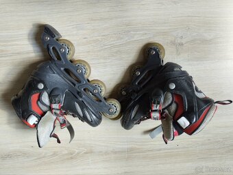 In - line brusle dětské, stavitelná vel. 33-35 - 2