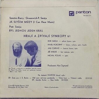 Synkopy 61 – Já Slyším Múzy / Byl Jednou Jeden Král ( SP ) - 2