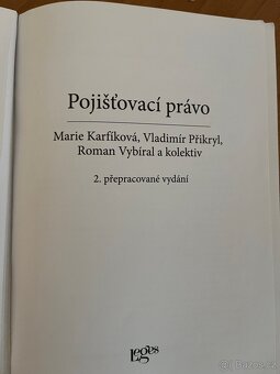 Pojišťovací právo - Karfíková, Přikryl, Vybíral a kol. - 2