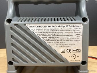 Nabíječka autobaterií PRO-USER 12V 4 AMP, typ CBC4 - 2