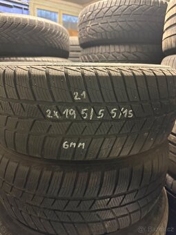 2x zimní pneu r15 195/55/15 - 2