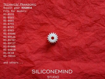 Ozubene kolo Technics, Panasonic RDG0034 - 2