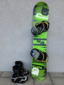 Snowboard BURTON LTR, 130 cm + boty - 2