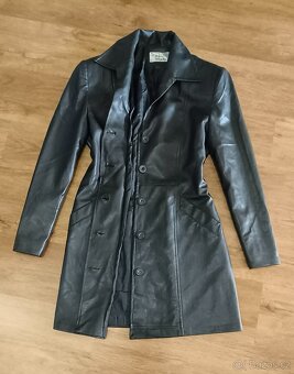 Nový dámský kožený kabát 38 - 2