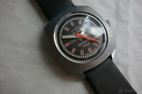Staré funkční,zachovalé mech.hodinky Ruhla Sport de luxe - 2