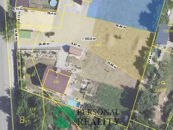 Prodej pozemek k bydlení, 1350 m2 - Tachlovice, ev.č. 02246 - 2