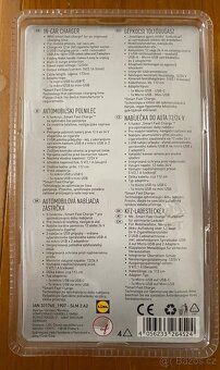 Cestovní auto nabíječka, nabíječka do auta 12/24V, Silver Cr - 2